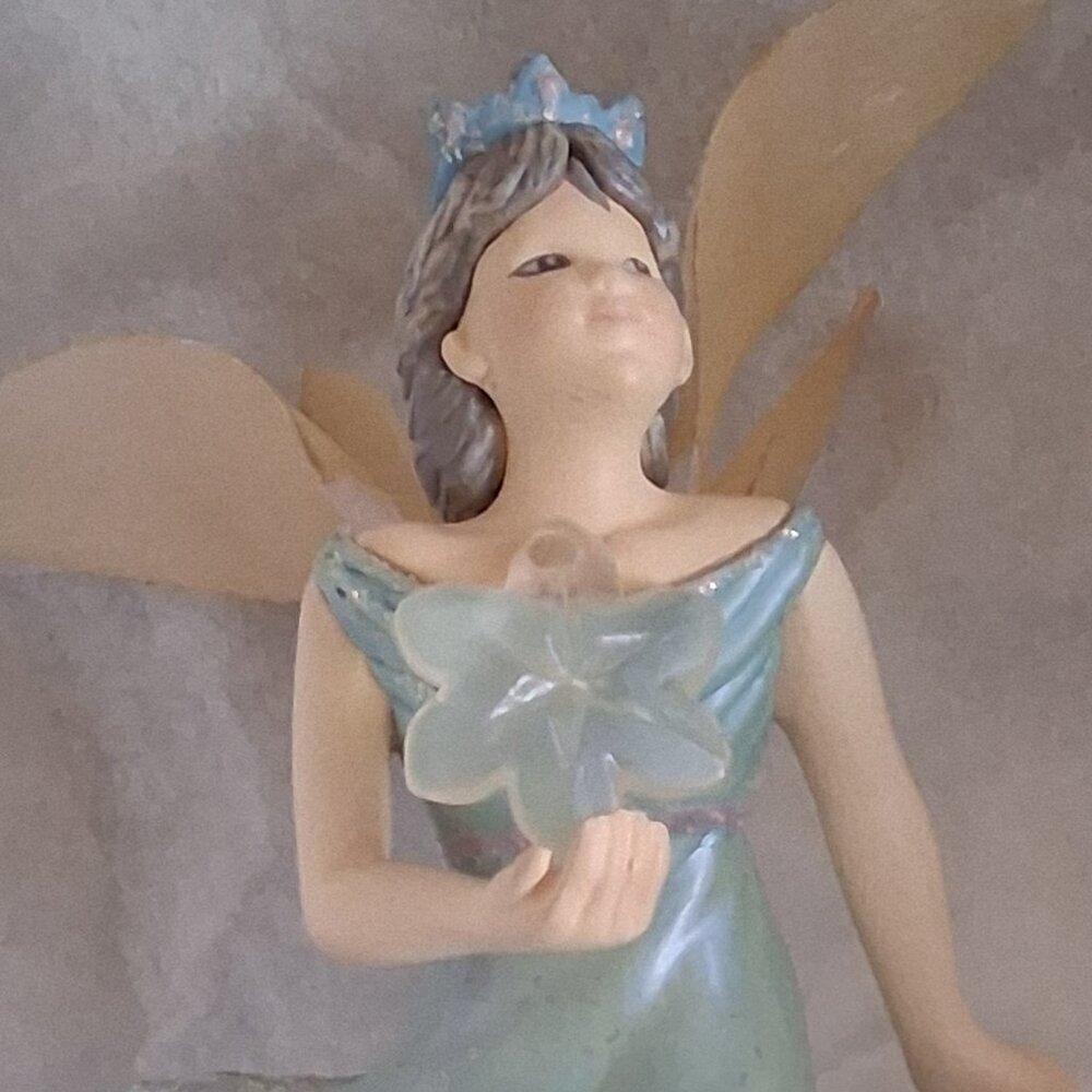 2001 Hallmark Frostlight Faerie “Candessa” Keepsake Ornament 💙🌟
